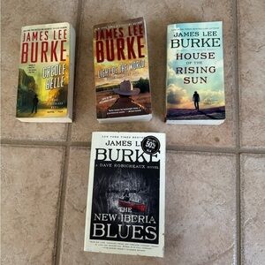 James Lee Burke PB Lot of 4 Creole Belle/light Of World/Rising Sun/Iberia Blues